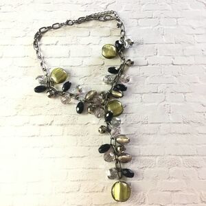 Glass Bead Y Vintage Necklace